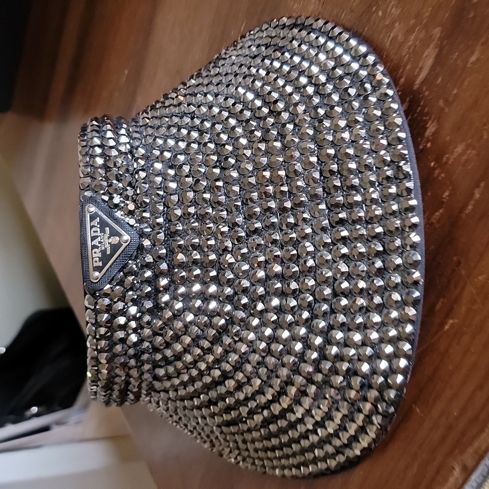 Visor Hat Crystal Embellished Visor Hat View 3